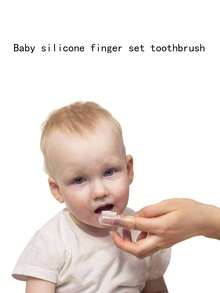 6 Stück Baby transparente Fingerzahnbürste, Kinder weiche Silikon Fingerschutz Zahnbürste, Baby Baby Baby Zähne Bürste - Weiche Baby Zahnbürste - Ideal für Zahnen und Mundreinigung - Toll für Kinder und Babys, Bestes Geschenk für Babys, Babyartikel