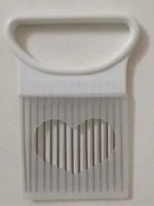 不锈钢多功能厨房工具 - 洋葱切片器和肉类嫩化器，适用于蔬菜和水果，符合人体工程学的手柄 - 彩色 - 查看 10