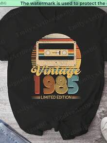 Vintage 1985 Cassette Tape Shirt - 40th Birthday Gift - 風格29 - 查看 1