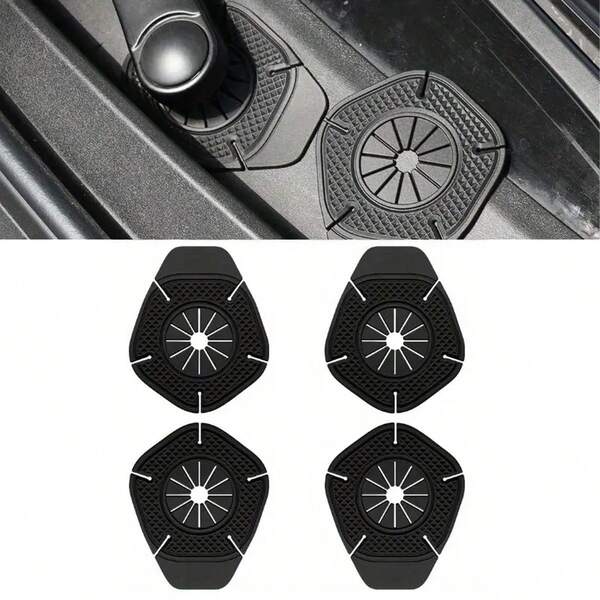 2/4/6 غطاء ذراع ممسحة السيارة من السيليكون، مناسب عالمي للسيارات والشاحنات والسيارات الرياضية متعددة الاستخدامات، أكمام واقية لذراع ممسحة الزجاج الأمامي (أسود)