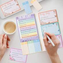 Farbenfroher inspirierender Zitat-Haftnotizen-Set, mit warmen Erinnerungen wie "Du bist großartig", kräftige Farben für einfache Identifizierung, selbstklebend und leicht ablösbar, ideal zum Aufschreiben von To-Dos und zum Weitergeben von Ermutigung bei Arbeit und Schule