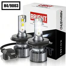 120,000 Lumens LED Lighting Solution, 6500K Cool White Beam, Multi-Interface Universal Support 9003, 9004, 9005, 9006, 9007, 9008, 9012, H4, H7, , H9, H11 - H4 - View 12