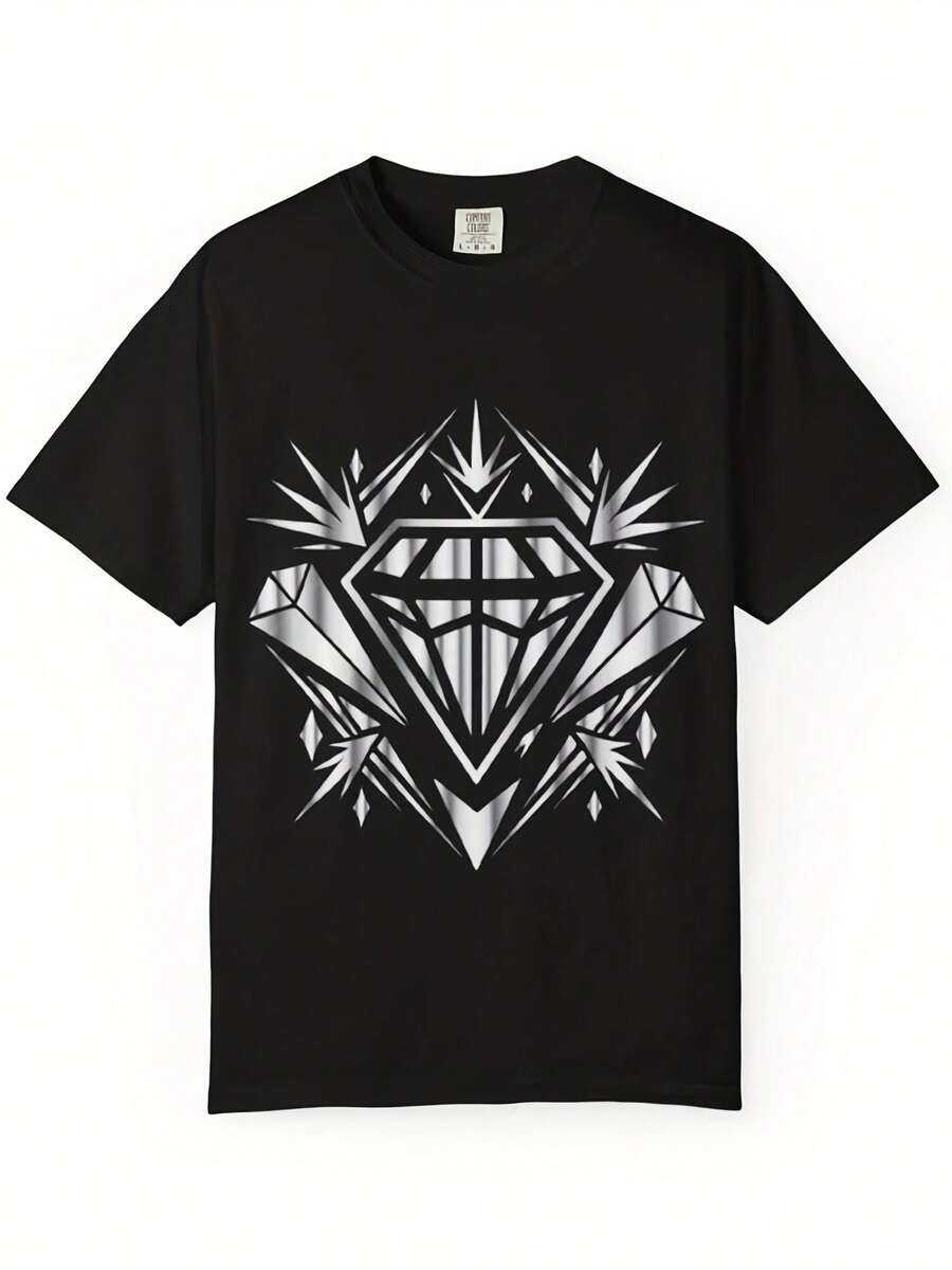 Uni Gart-Dyed T-Shirt - 風格15 - 查看 1