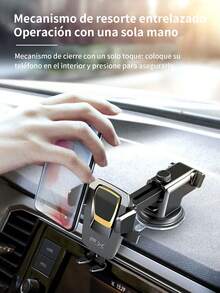 Soporte de teléfono para automóvil, soporte de teléfono para parabrisas de automóvil, Soporte para Teléfono Móvil de Tipo Ventosa para Montaje en Coche,Que Se Puede Extender, Acortar y Girar para Camiones Grandes,soporte universal rotatable 360° para navegación GPS,ventilación de aire, universal, manos libres, soporte para teléfono celular,Compatible con iPhone y Android. - Multicolor - Ver 6