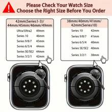5pcs Compatible For Apple Watch Ultra Band 49mm 46mm 45mm 44mm 42mm 41mm 40mm 38mm, Unisex, Soft Nylon Elastic Strap, Fit For Apple Watch Ultra 2, Series 10/9/8/7/6/5/4/3/2/1 SE - Multicolor - View 4