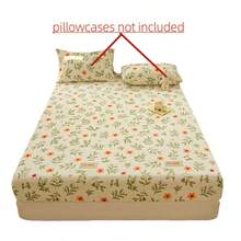 1 Stück süßer, verstärkter Spannbettlaken, warme Bettwäsche-Set für Herbst/Winter (Kissenbezug nicht enthalten)