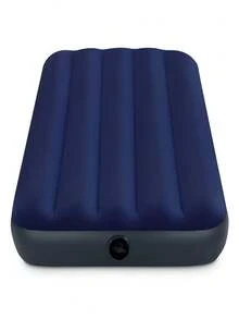 Colchón De Aire Inflable, 191x76x25cm Colchón Individual Aire Inflable Duradero Con Bomba Hinchable, Camas Inflables Para Playa Grande - Azul Marino - Ver 2