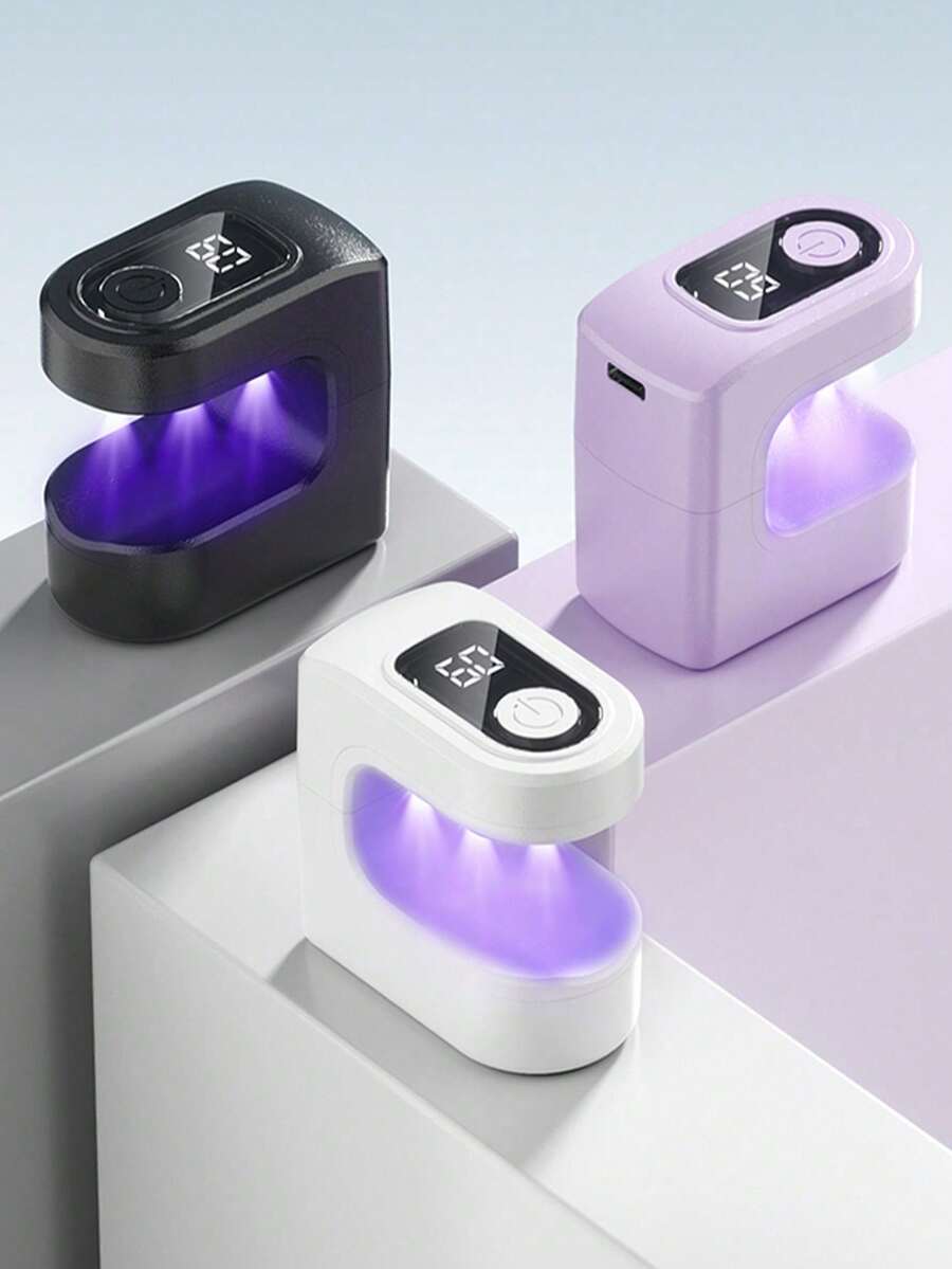 Essentials 迷你 UV 美甲灯,10 秒快速固化可充电 LED 美甲灯,带智能传感器的便携式凝胶指甲烘干机,2 个凝胶抛光固化定时器设置,紧凑型家用美甲灯,旅行美甲套装,美甲培训,非常适合美甲初学者、少女、DIY 爱好者、美甲沙龙学生,情人节、圣诞节、生日的理想礼物 - 彩色 - 查看 1
