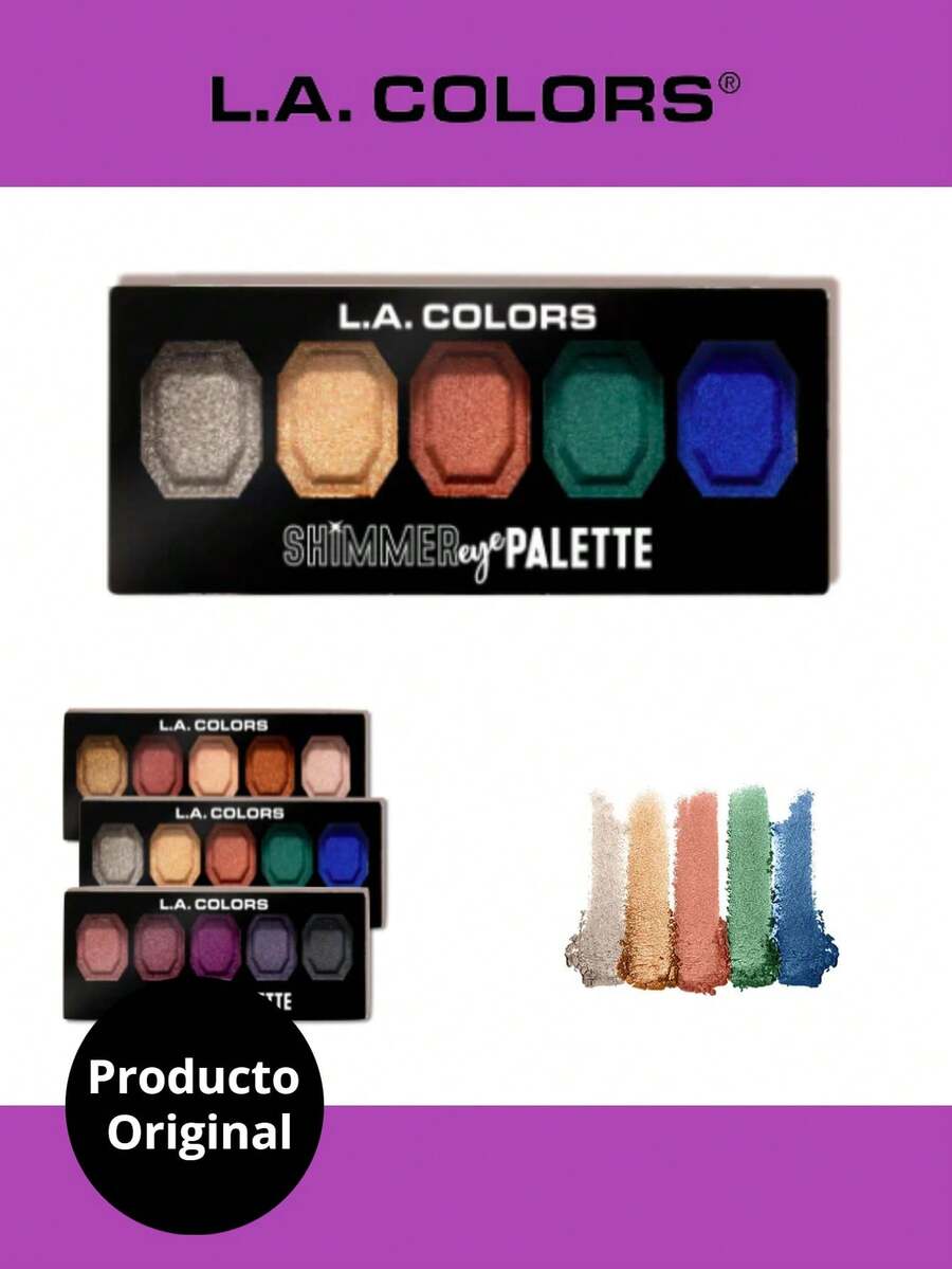 Shimmer Eye Palette Marca L.A. Colors - Be Bright - Ver 1