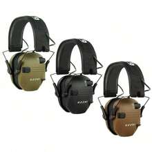 سماعات واقية للأذن للتخفيف من الضوضاء في إطلاق النار المهنية للاستخدام الخارجي، عازلة للصوت، تكتيكية