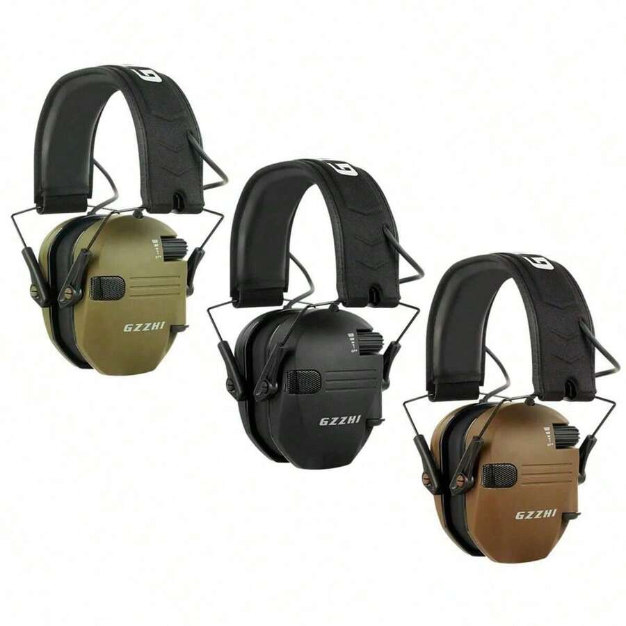 سماعات واقية للأذن للتخفيف من الضوضاء في إطلاق النار المهنية للاستخدام الخارجي، عازلة للصوت، تكتيكية