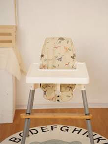 1 pieza Funda para silla alta de bebé, suave y cómoda, se ajusta a la silla alta Antilop, con estampado de dinosaurio y unicornio de dibujos animados - Multicolor - Ver 9