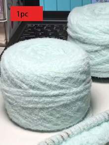1 件约 80 克手工编织钩针纱线，温暖纤薄的薄荷慕斯 5 层云朵专用 DIY 材料纱线，适用于围巾、毛毯、情人节、圣诞节礼物和装饰