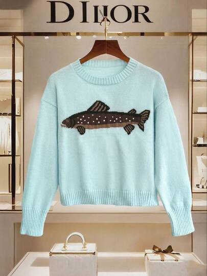 Women's Color-Block Pullover Sweater, A Long-Sleeved, Loose-Fitting, Round-Neck Style That Is Fashionable And Versatile. This Cute, Comfortable Sweater Is A Bestseller, Ideal For Festivals, Vacations, Street Outings, Going Out, Back-To-School Season, And Seaside Occasions.