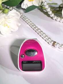 Nuovo contatore elettronico portatile, display LED ad anello elastico, mini contatore manuale, contatore per uso quotidiano di carte e imballaggi