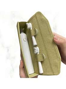 1个电动牙刷收纳罩，便携式牙刷盒，旅行收纳盒，通用牙刷包装盒，保护套，电动牙刷袋，旅行牙刷收纳袋，网状便携收纳盒，牙刷保护套，便携式旅行盒，口腔卫生配件小巧收纳盒 - 适合外出和日常旅行 - 彩色 - 查看 13