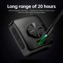 1个自行车GPS专业速度计 - 防水无线山地自行车速度计