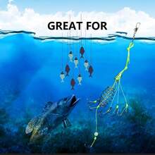 4pcs Fishing Bait Hooks, Carp Trap, Fish Feeder With Fishing Spring Explosive Fishing Hooks