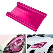 1pc 30x60cm/11.81x23.62in Car Headlight Film, Gloss Vinyl Wrap Sticker, Matte Tint Tail Light Smoke Film For Motorcycle Headlight Protection - Multicolor - View 7