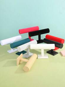 1pc Jewelry Display Stand, Velvet Watch Display Stand, Watch Storage Rack, Jewelry Storage Rack, Multi-Functional Desktop Jewelry Stand, Bracelet, Bracelet, Necklace Storage Rack, Jewelry Watch Storage Accessories, Home Essentials, Dressing Table Storage And Organization, Suitable For Bracelets, Bracelets, Necklaces, Watches, Etc., Gifts For Women, Holiday Gifts, Christmas Gifts.