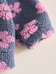 2025 Girls Thermal Lined Long Sleeve Jacket, Autumn/Winter - Dark Grey - View 7