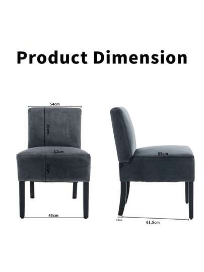 Dining Chairs, Vanity Chair, Thickened Cushions, Padded Seats, Bureau Living Room Armchairs view 5