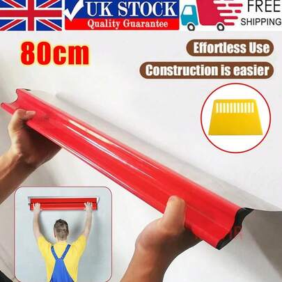 80cm Drywall Finishing Smoothing Spatula Plaster Skimming Blade Trowel Wall Tool