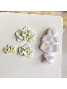 Floral Polymer Clay Cutters Soft Clay Cutting Dies Set For DIY Jewelry - High Precision, Handmade Gift Crafting Tools For Hair Clips, Pendants, Earrings & Brooches