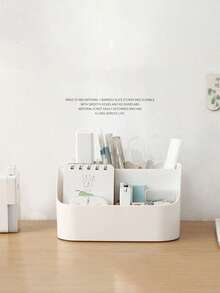 1 Stück Desktop Aufbewahrungsbox Organizer, große Gitteraufbewahrungsbox für Zuhause, Büro, Küche und mehr, hochkapazitiver Kunststoff Organizer