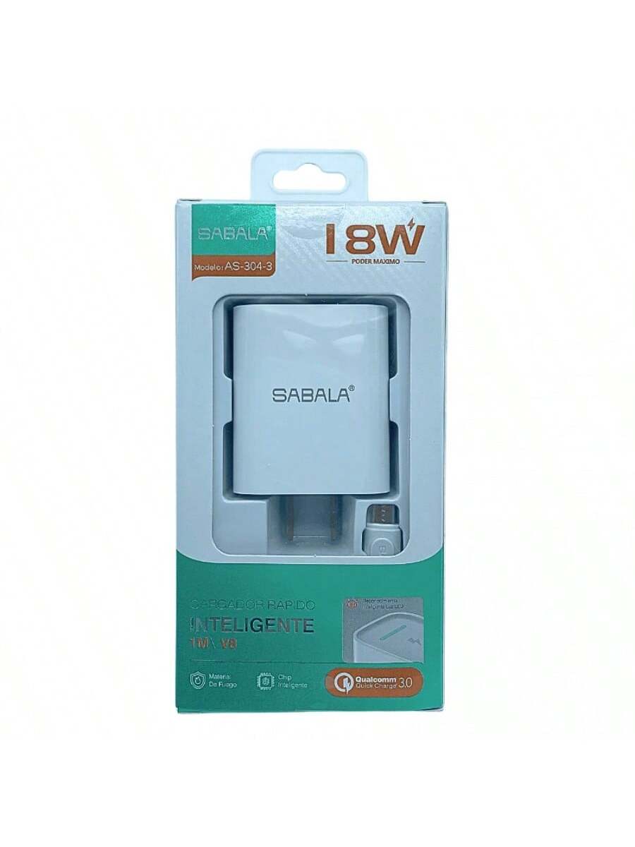 CARGADOR SABALA CABLE V8 18W