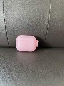 1pc Pink Rhinestone Earphone Case Compatible With Ap1/Ap Pods2/Pods3/Pods Pro/Pods Pro2 - Pink - View 7