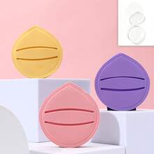 3 قطع مجموعة هدية علبة حلوى وإسفنجات مكياج - إسفنجات ناعمة لبودرة الوجه للأساس والخدود والبودرة الفضفاضة - مثالية كهدايا لعيد الهالوين والكريسماس