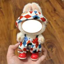 【仅衣服】17CM休闲时尚连体裤，1/2/3代可爱娃娃毛绒玩偶背带裤套装 适用于（不含娃娃和鞋子） - 彩色 - 查看 11