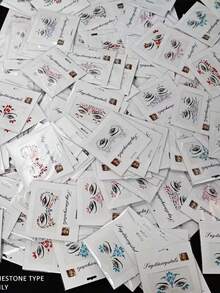 Shiny Gemstone Stickers - Self-Adhesive Acrylic Rhinestone Heart-Shaped Stickers For Valentine's Day, Face Gems, Glitter DIY Cosmetics, Music Festival Arts & Crafts. Sparkling Rhinestones For DIY Crafts, High-Quality Acrylic Gems, Easy To Apply, Dazzling Decorative Stickers, Compact Size, Ideal For Creative Projects.