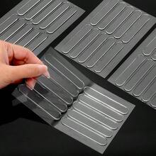 40 PCS Rubber Bumpers Stripes Self Adhesive Rubber Bumper Furniture Bumpers Sound Dampening Buffer Pads Door, Wall, Drawer, Toilet Lid, Glass Table Top6.3*1*0.2cm - Clear - View 2