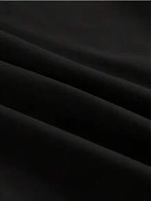 Printed Pajama T-Shirt, Cute Cartoon Cat Printed T-Shirt, Round Neck Short Sleeve Women's Top, Summer Casual Printed T-Shirt Women's Top Homewear - Black - View 6