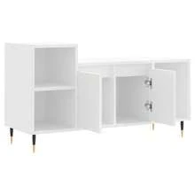 vidaXL TV-Schrank Weiß 100x35x55 cm Holzwerkstoff
