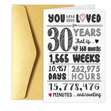 1 pieza Kit de celebración del 18º/21º/30º cumpleaños - Decoraciones con número de edad brillante para ella, telón de fondo fotográfico minimalista para él, tarjeta de mensaje conmovedor y sobre a juego