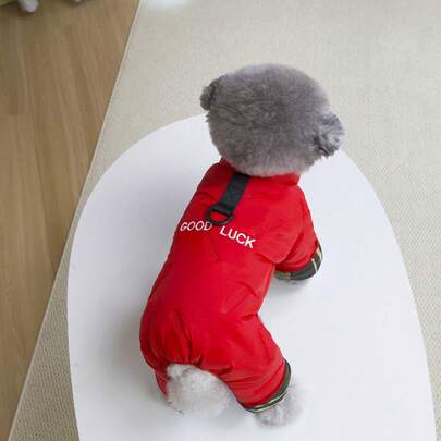 25 piezas/paquete Ropa de algodón con bordado de letras, ropa para mascotas, ropa para gatos, chaqueta de forro polar de 4 patas, ropa abrigada, nueva colección de otoño/invierno, disfraz de dibujos animados reforzado, ropa de hogar elegante estilo coreano, ropa abrigada versátil y casual, ropa para animales pequeños, suministros para mascotas, disfraz de peluche, ropa para perros pequeños, hebilla de correa, ropa para pasear al perro, chaqueta de algodón reforzada, abrigo de algodón resistente a la nieve