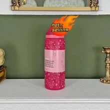 New Original OWALAS 320oz Halloween & Christmas Limited Edition Water Bottle - Sports Water Bottle With Leak-Proof Design & Pop-Up Lid, Multiple Colors Available | Top Gift Choice For Fitness, Running, School, Halloween, Thanksgiving, Christmas & More, Also A Fashionable Water Bottle For Women - Safflower - View 6