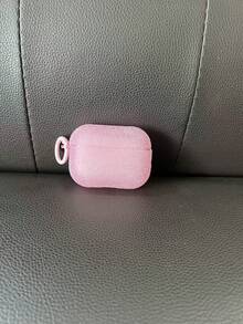 1pc Pink Rhinestone Earphone Case Compatible With Ap1/Ap Pods2/Pods3/Pods Pro/Pods Pro2 - Pink - View 9