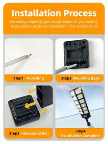8000W Solar Power Outdoor Street Lights - 6500K Solar Parking Lot Lights Commercial Dusk To Dawn, Double Row 12 Grid 504 Led Courtyard Wall Light,Heavy Duty Split Type LED Solar Street Light Remote Control, Street Lights Solar Powered For Yard/DrivewayHuman Body Sensing Street Light, Super Bright Automatic Sensing Solar Street Light Suitable For Streets, Courtyards, Garage Entrances, Etc. - Solar Lights - View 12