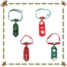 Weihnachtliches Haustier Hund Fliege verstellbarer Kragen, charmante Fliege für kleine Haustiere Katze Hund