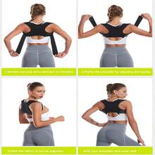 A Unisex Item Suitable For Both Men And Women In Autumn And Winter Seasons,Adjustable, Breathable Back Support Brace - Seamless Upper Back, Spine, Neck And Shoulder Support - Suitable For Daily Wear, Clavicle Stabilization - Optimizes Posture, Suitable For Vests, Training Outfits, Tops, Running, Office And Daily Posture, Sturdy Structure, Comfortable Fit, Active Lifestyle - Multicolor - View 7