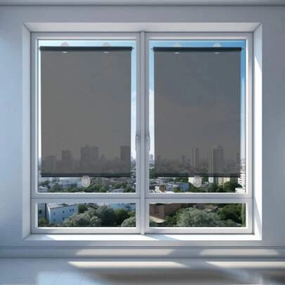 Blackout Roller Blinds Temporary Portable Curtains With Suction Cups, Punch-Free, Sunshade One-Way Mirror Roller Blinds, Daytime Indoor Transparent Visible Roller Blinds, Heat-Controlled Anti-UV Curtains, Blackout PVC Retractable Sunshades, Classic Home Decoration Style, Suitable For Sunshade In Living Rooms, Offices, Doors And Windows, Car Windows, Office Buildings, Restaurants, Bedrooms And Other Scenes.