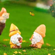 3/6pcs Cute Monster Micro Landscape Decorations, Healing Desktop Decor For Computer Desk, Office Workstation, Garden, Adorable Miniature Figurines - Multicolor - View 8