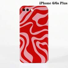 1pc Minimalist Asymmetrical Patchwork Pattern Glossy Hard Shell Phone Case, Suitable For IPhone 11/12/13/14/15/16 Pro Max