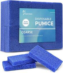 Disposable Foot Scrubber Pumice Pads, Pedicure Pumice Stone Dead Skin Callus Remover For Feet, 40Pcs (Dark Blue Coarse) - Màu xanh lam - Xem 12