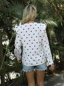 Áo cánh in hình trái tim thời trang, cao cấp, độc đáo dành cho nữ - Nhiều màu - Xem 4