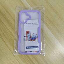 Hadaasi 1pc Soft TPU Bumper + Hard PC Back 2-In-1 Full Coverage Transparent Phone Case With Front Screen Protector, Compatible With IPhone 17 Pro/17 Pro Max/Air/17/16/16E/16 Pro Max/15/14/13/12/11 Pro Max/Plus/SE2/SE3, Galaxy M36/S25 FE, 12/13C/12C/Note 12 Pro/NOTE14 PRO+/NOTE13 PRO/NOTE13 PRO+, POCO M6 PRO, Reno14 Pro/Reno14 F, Hot 60 Pro/Hot 60 Pro+ - Mauve Purple - View 31